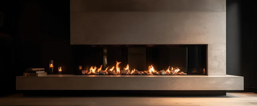 Gas Fireplace Ember Bed Design Services in Tucker, Georgia