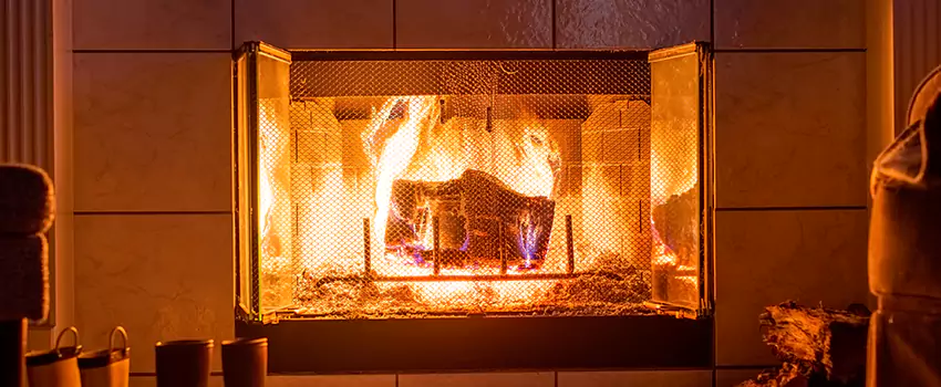 Mendota Hearth Landscape Fireplace Installation in Tucker, Georgia