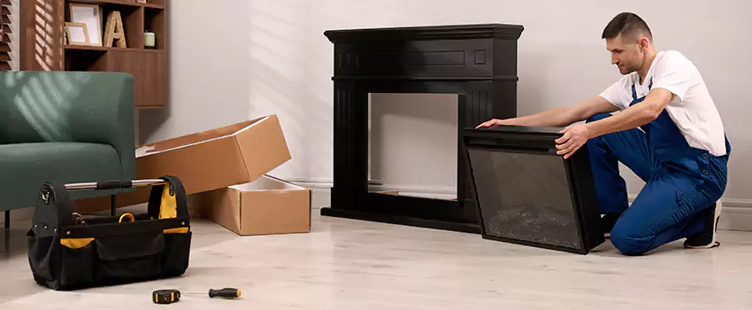 Old Rusted Metal Fireplace Repair And Replacement in Tucker, GA