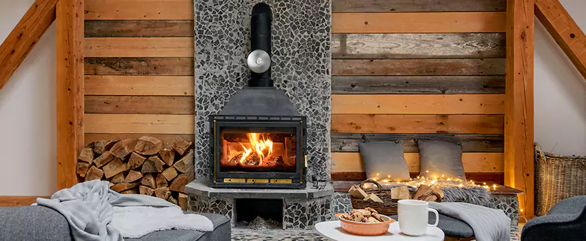 Thelin Hearth Products Direct Vent Gas Stove Fireplace Inspection in Tucker, Georgia